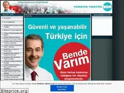 Sites similar to turkiyepartisigungoren.tr.gg