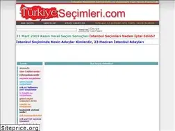 Sites similar to turkiyesecimleri.com
