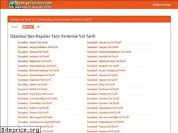 Sites similar to turkiyeyoltarifi.com