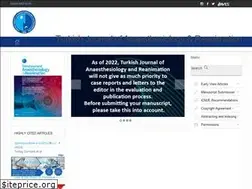 Sites similar to turkjanaesthesiolreanim.org