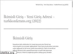Sites similar to turkkonferans.org