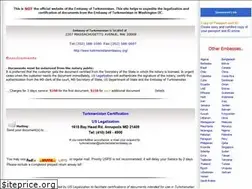 Sites similar to turkmenistanembassy.us
