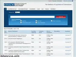 Sites similar to turkmenlegaldatabase.info