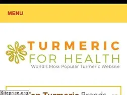 Sites similar to turmericforhealth.com
