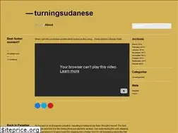Sites similar to turningsudanese.wordpress.com