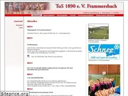 Sites similar to tus-frammersbach.de
