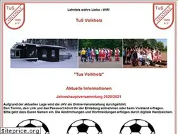 Sites similar to tus-volkholz.de
