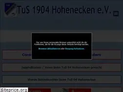 Sites similar to tus04-hohenecken.de