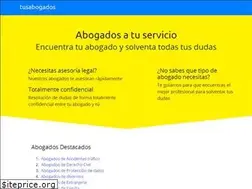 Sites similar to tusabogados.info