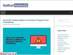Sites similar to tusharhelonde.com