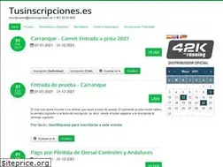 Sites similar to tusinscripciones.es