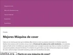 Sites similar to tusmaquinasdecoser.com