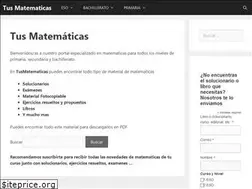 Sites similar to tusmatematicas.es