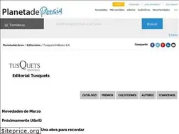 Sites similar to tusquetseditores.com