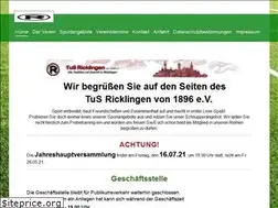 Sites similar to tusricklingen.de
