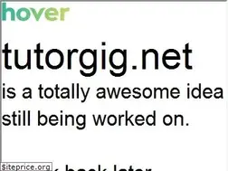 Sites similar to tutorgig.net