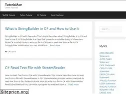 Sites similar to tutorialace.com