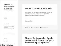 Sites similar to tutorialdeprogramacion.com