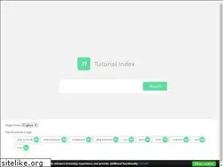 Sites similar to tutorialindex.com