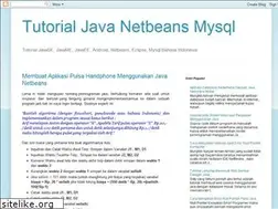 Sites similar to tutorialjavanetbeansmysql.blogspot.com