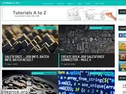 Sites similar to tutorialsatoz.com