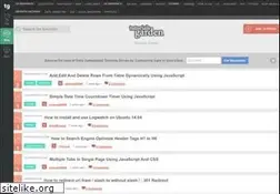 Sites similar to tutorialsgarden.com