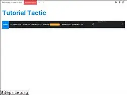 Sites similar to tutorialtactic.com