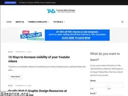 Sites similar to tutorialwebdesign.com
