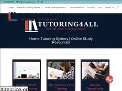 Sites similar to tutoring4all.com.au
