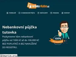 Sites similar to tutovkapujcka.cz