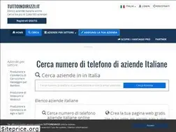 Sites similar to tuttoindirizzi.it