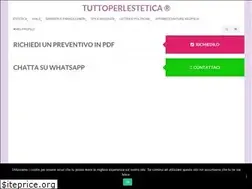 Sites similar to tuttoperlestetica.com