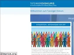 Sites similar to tutzinger-diskurs.de