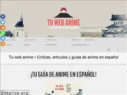 Sites similar to tuwebanime.com