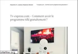 Sites similar to tv-express.com