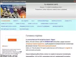 Sites similar to tv-remont.info
