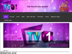 Sites similar to tv1.lk