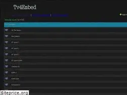 Sites similar to tv4embed.net