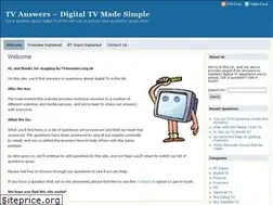 Sites similar to tvanswers.org.uk