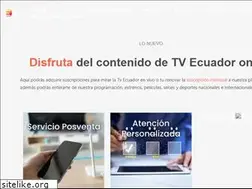 Sites similar to tvecuadoronline.com