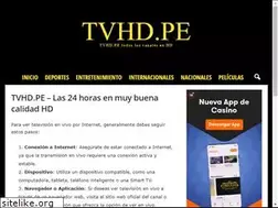 Sites similar to tvhd.pe