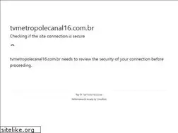 Sites similar to tvmetropolecanal16.com.br