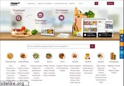 Sites similar to tvoirecepty.ru