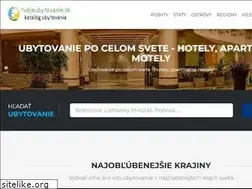 Sites similar to tvojeubytovanie.sk