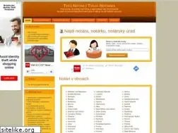 Sites similar to tvojnotar.sk