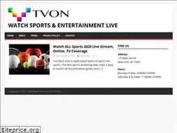 Sites similar to tvon.live
