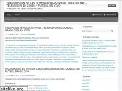 Sites similar to tvperuanaenlinea.wordpress.com