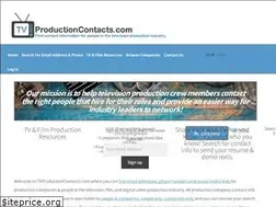 Sites similar to tvproductioncontacts.com