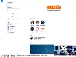 Sites similar to tvrent.ru