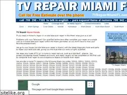 Sites similar to tvrepairflorida.com
